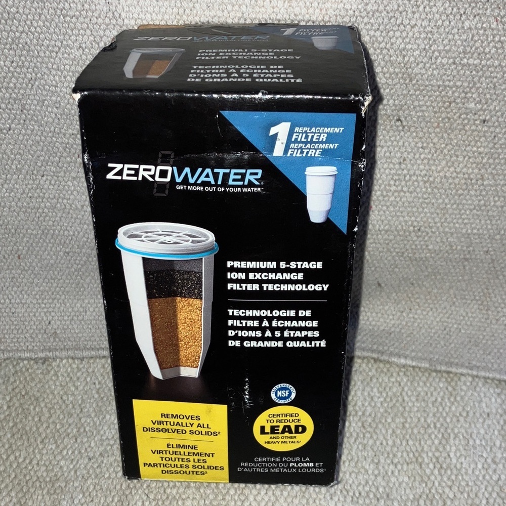 Zero Water brand Replacement Filter - premium 5 stage ion